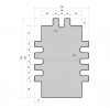 Тиски крестовые BELMASH CV100 (RA096A)