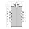 Тиски крестовые BELMASH CV150 (RA098A)