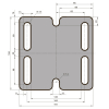 Тиски наклонные BELMASH AV100 (RA100A)