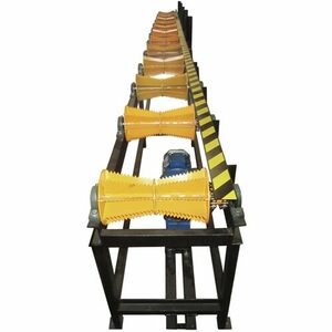 Транспортер продольный роликовый