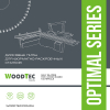 Пилa подрезная WoodTec  180х30х4,3-5,5 z36 коническая