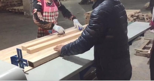 Автоматический станок для вырезки дефектов и торцовки EcoWood CFS-100