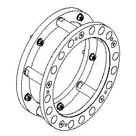 Comec AA0265 Адаптер к TD502  6 отверстий, 205 мм., MB, Iveco, DAF