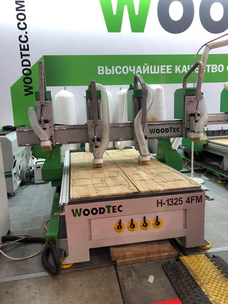 Фрезерно-гравировальный станок с чпу WoodTec H 1325 4FM