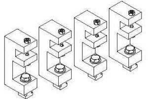Comec RTV580 Фиксаторы  для корзин сцепления 4 шт.