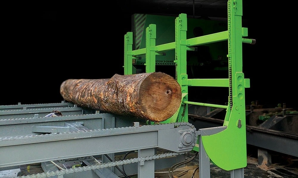 Автоматизированная эстакада для ленточных горизонтальных пилорам MEBOR MLD