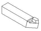 Comec UT0050 Резец угловой 16x16x80 мм.