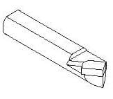 Comec UT0045 Резец D=10х60 мм..