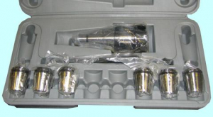 Патрон Цанговый с хв-ком 7:24-30 ГОСТ 25827 исп.1 М12х1.75 с набором цанг ER32 из  6шт (6-20мм) "CNIC"