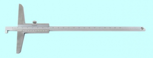 Штангенглубиномер 0- 300мм ШГ-300, цена деления 0.02 с зацепом, моноблок "CNIC" (62372)