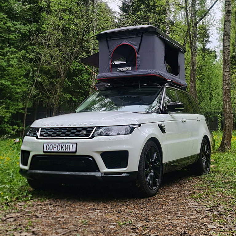Палатка на крышу автомобиля Box, чёрная