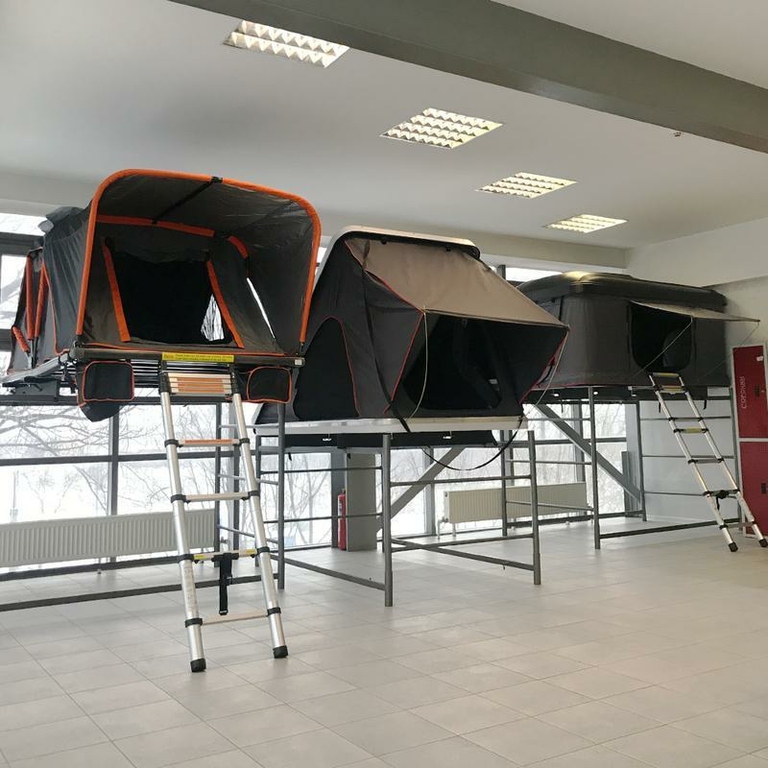 Палатка на крышу автомобиля Box, чёрная