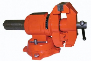 Тиски слесарные 100 мм (4") поворотные в двух плоскостях  с наковальней