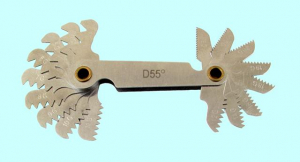 Набор резьбовых шаблонов №2 D55°для дюймовой резьбы из 17шт. "CNIC" (4-28)
