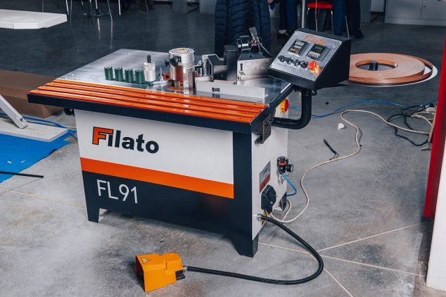 Кромкооблицовочный станок с ручной подачей Filato  FL-91