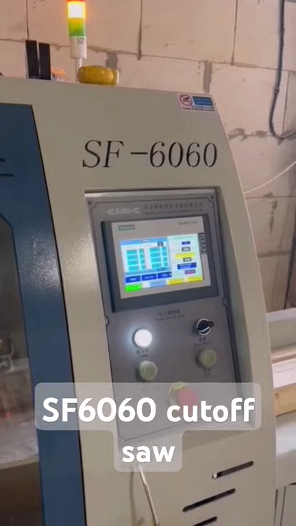 Автоматический торцовочный станок Saifan SF6060 (4 метра) с толкателем