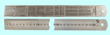 Линейка Металлическая 1000х32х1.2 мм с двухсторонней шкалой "CNIC" (YX01-015AT)