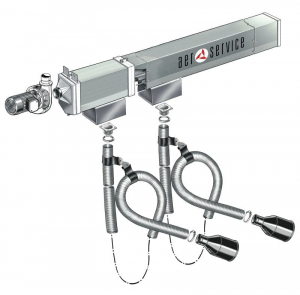 Рельсовая система вытяжки Aerservice KITCA222100120