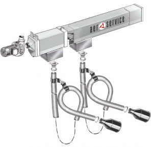 Рельсовая система вытяжки Aerservice KITCA222150120