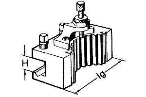 Держатель расточного резца B16x80 мм, А1 (59500007)