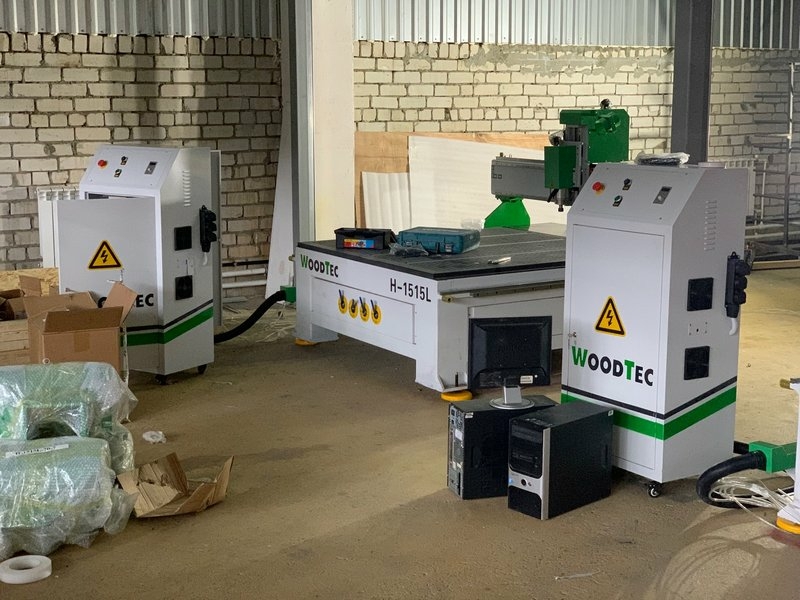 Фрезерно-гравировальный станок с чпу WoodTec H 1515L