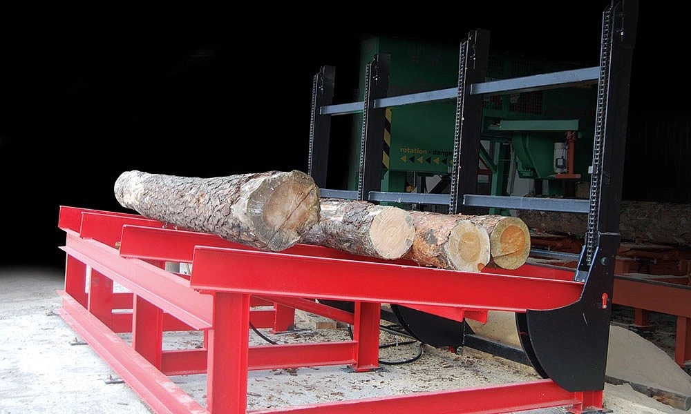 Автоматизированная эстакада для ленточных горизонтальных пилорам MEBOR MLD