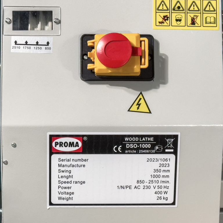 Токарный станок Proma DSO-1000 (25406130)