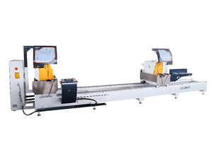 Двухголовная отрезная пила LJZ2R-CNC-500х6000 с произвольным углом с ЧПУ для алюминиевого профиля