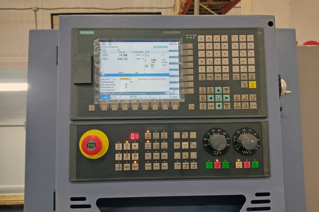 Токарный станок CK6150/1000 с плоской станиной с ЧПУ Siemens 808D