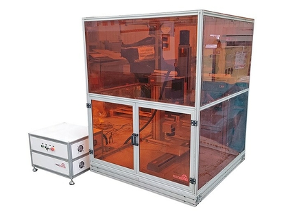 Установка лазерной маркировки и гравировки (100W) Raycus линза 110*110 мм