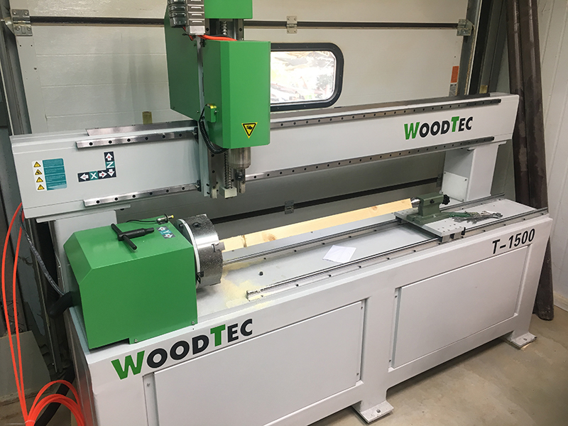 Токарно-фрезерный станок с чпу WoodTec T 1500