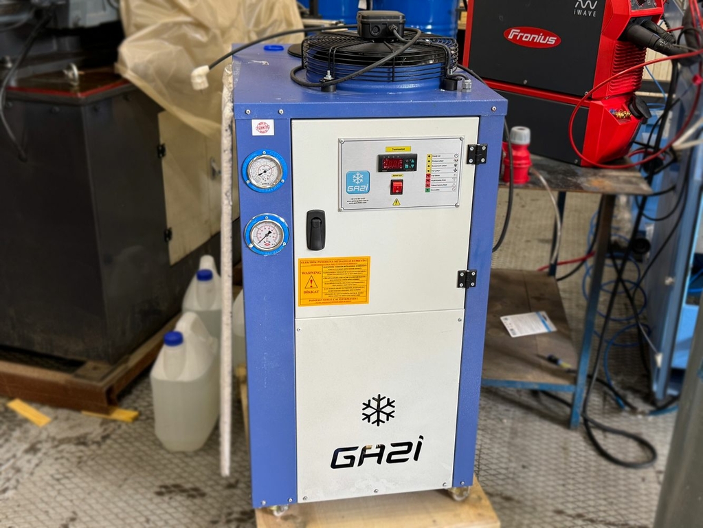 Стыковая шовная сварка HRD125 с источником FRONIUS TIG 170, присадочной проволокой и чиллером
