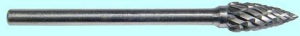 Борфреза тв.спл. гипербол.с точеч.торц.  d 6х13х3х48 спиральная насечка (G06 13М03) "CNIC"