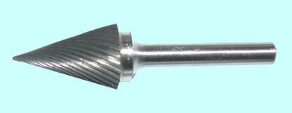 Борфреза тв.спл. конич.  d16х25х6х65 31° спиральная насечка (М16 25М06) "CNIC"