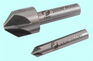 Зенковка d 12,5х16.0х 48 конус  90° dхв=8мм Р6АМ5 ц/х Z=6 DIN335A "CNIC"