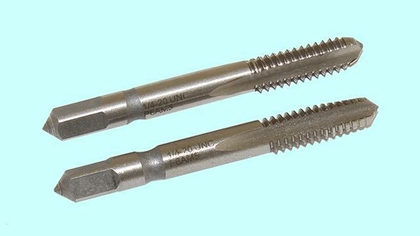 Метчик   1/4" UNF 60° Р6АМ5 дюймовый, м/р., комплект из 2-х шт. (28 ниток/дюйм) DIN351 "CNIC"