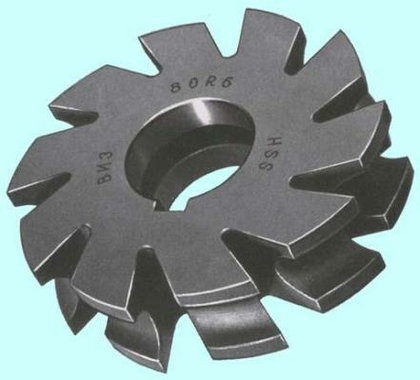 Фреза Вогнутая  80х 6х27 R6,0 Р18 Z=10  тип2