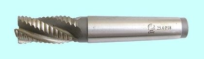 Фреза Концевая d28,0х 45х147 к/х  Р6АМ5 Z=6 КМ3 обдирочная со стружколомом "CNIC"