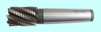 Фреза Концевая d45,0х 63х188 к/х  Р6АМ5  Z=6 КМ4 обдирочная со стружколомом "CNIC"