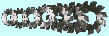 Фреза m 3,5 №1 80х27х13,0 Р12 20 град ,Z=12