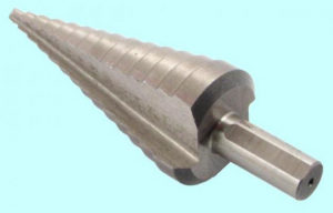 Сверло Ступенчатое конусное d4-d12мм 9 ступеней, Р6АМ5, d хвостовика 8мм "CNIC"