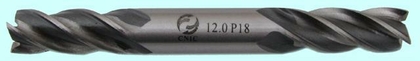 Фреза Концевая d 3,0х10х45 ц/х Р18 Z=4 двухсторонняя "CNIC"