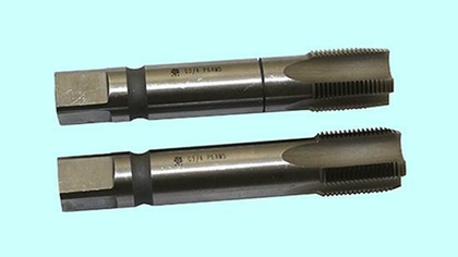 Метчик G   3/4" Р6АМ5 трубный цилиндрический, м/р. комплект из 2-х шт. (14 ниток/дюйм) ГОСТ 3266 "TLX"