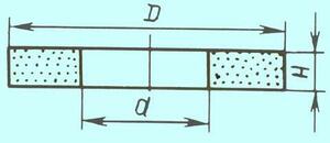 Круг ПП  32х40х10 25А СТ