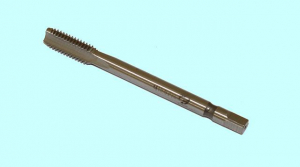 Метчик М12,0 (1,75)х28х110 м/р.Р18 удлиненный, проходной хв-к d9.0мм DIN376 "CNIC"