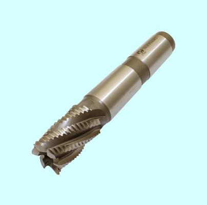 Фреза Концевая d26,0х 45х147 к/х Р6АМ5  Z=6 КМ3 DIN845-B обдирочная со стружколомом "CNIC"