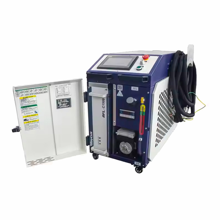 Аппарат лазерной сварки KY-W-HW2000-C 2кВт Raycus 4в1 (резка, сварка, очистка, очистка сварочных швов) с механизмом подачи проволоки и водным охлаждением