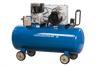 Компрессор поршневой с ременным приводом, объем 300 л Nordberg ECO NCE300/1050