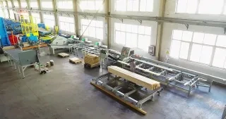Автоматический торцовочный станок Saifan SF6060 (4 метра) с толкателем