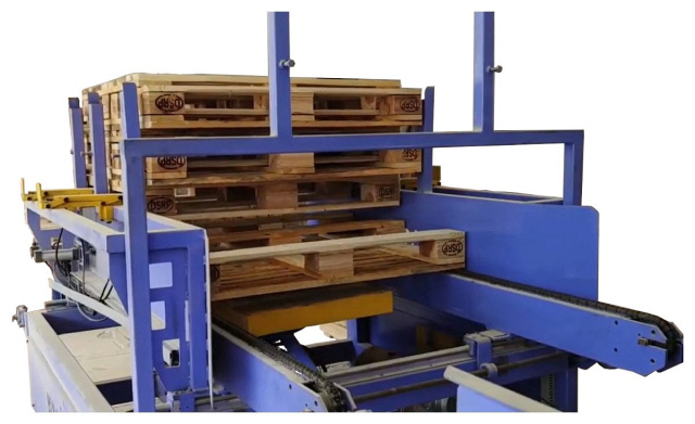 Автоматический штабелеукладчик поддонов EcoWood Pallet Stacker-1300 Pallet Stacker-1300